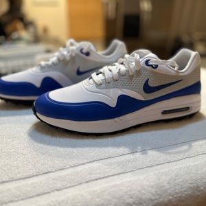 Nike Air Max 1 G Golf Shoes, Game Royal, Size 12 Mens, Brand NEW!!!